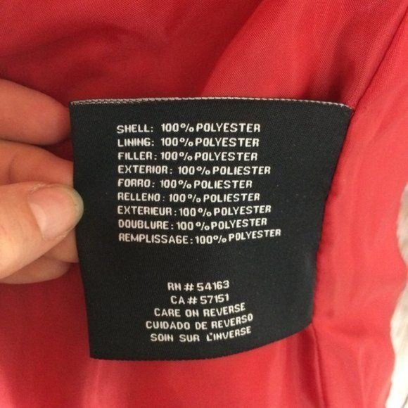 NINE WEST Red Scroll Quilted High Neck Vest Sz S - Picture 10 of 11